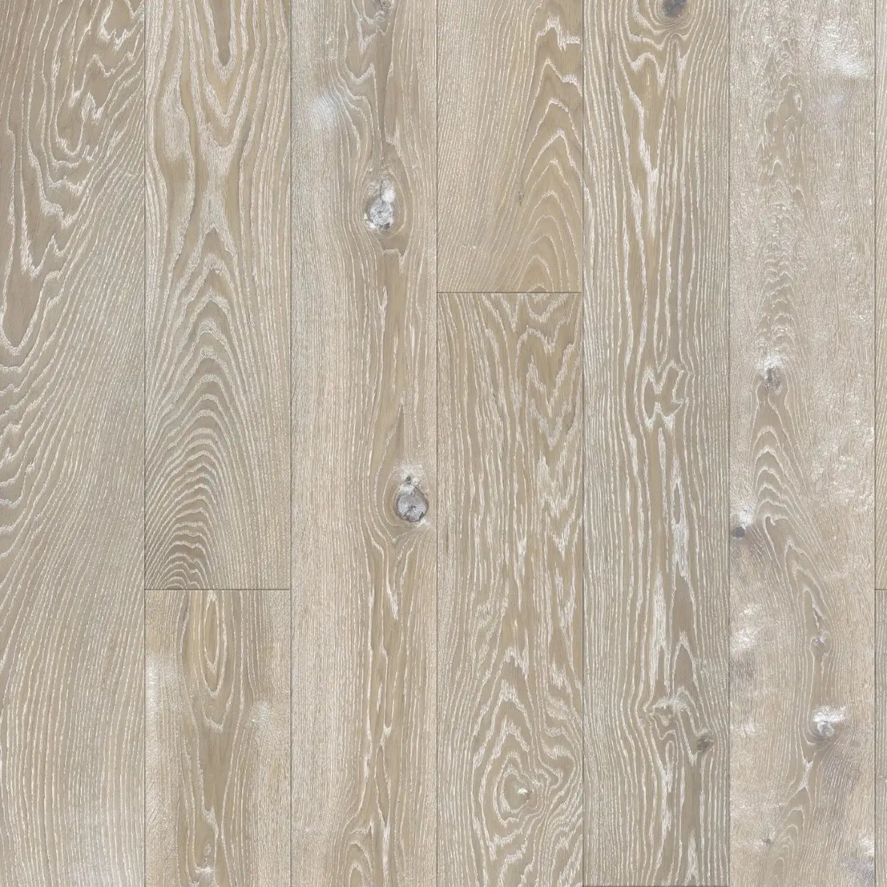 DuChateau Atelier Salt Air European Oak Engineered Hardwood, installed in a room