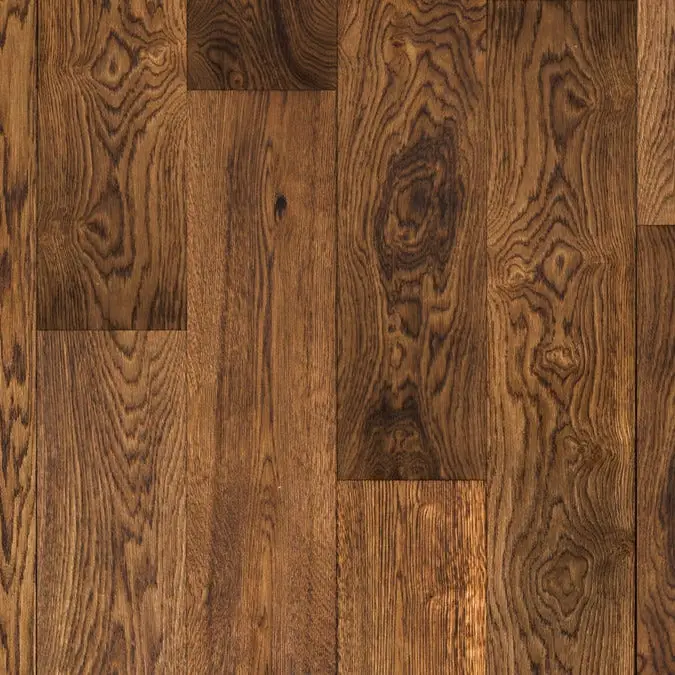 DuChateau Riverstone Sava European Oak Engineered Hardwood, installed in a room