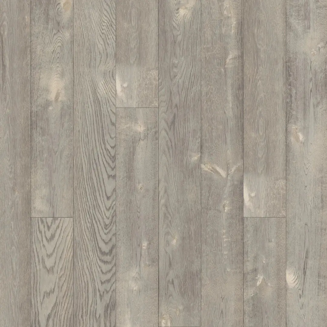 DuChateau Atelier Sea Brume European Oak Engineered Hardwood, installed in a room