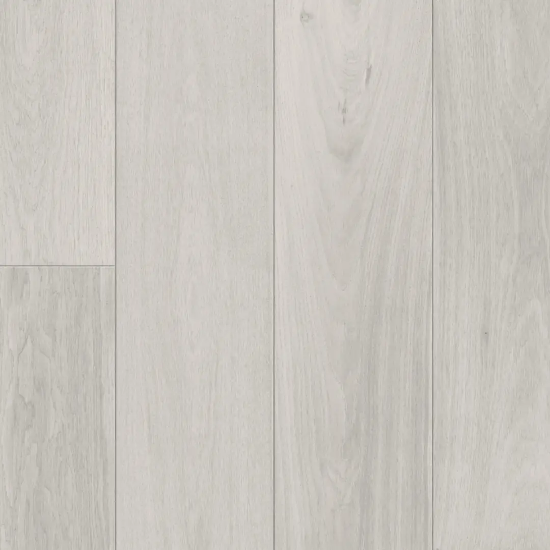 DuChateau Societe Ciel European White Oak Engineered Hardwood, installed in a room