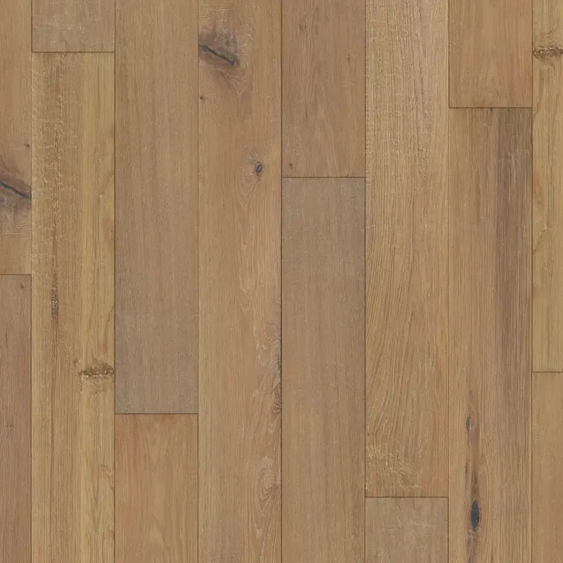 DuChateau Strata Terrene European Oak Engineered Hardwood, installed in a room