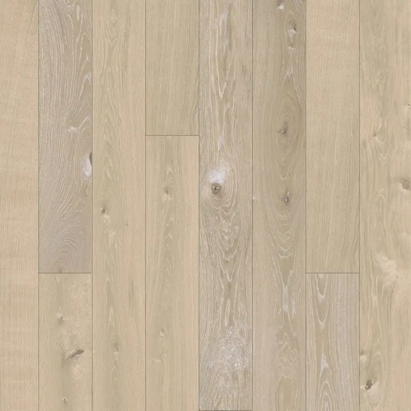 DuChateau Atelier Sun Glint European Oak Engineered Hardwood, installed in a room