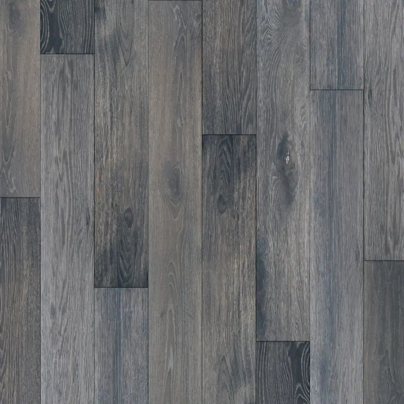 DuChateau Riverstone Thames European Oak Engineered Hardwood, installed in a room