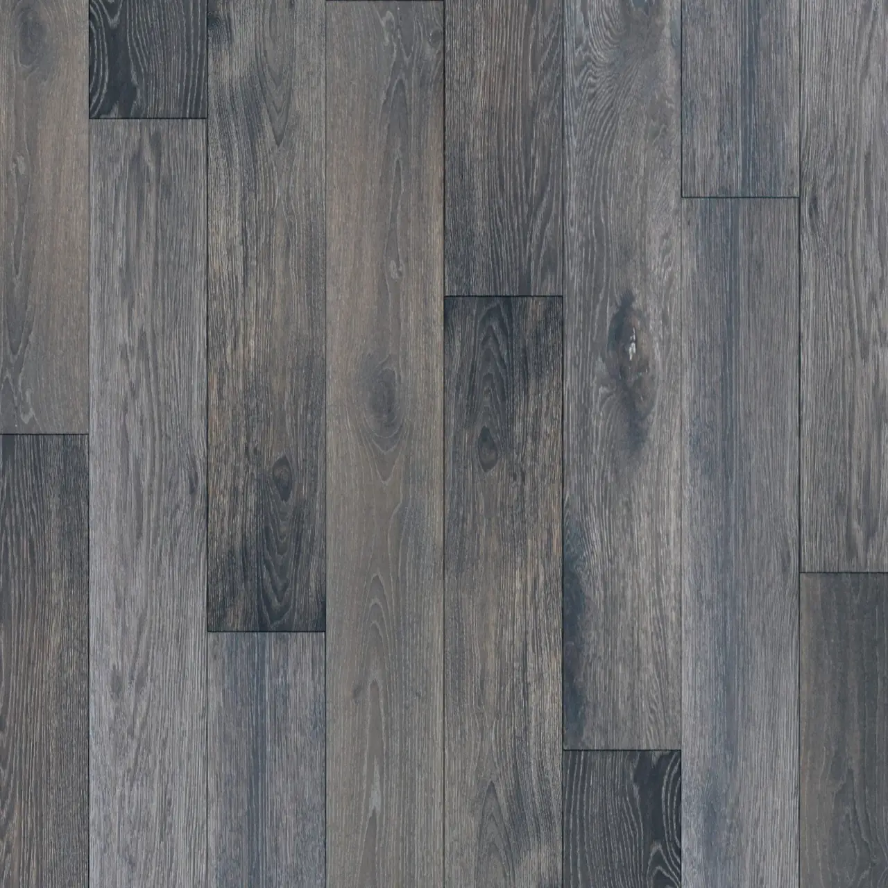 DuChateau Riverstone Thames European Oak Engineered Hardwood, installed in a room