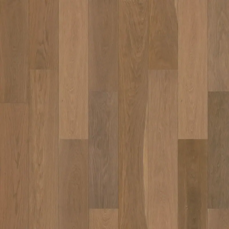DuChateau Vernal Belvedere European White Oak Engineered Hardwood, installed in a room