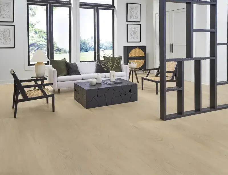 Dukes Group Signature - 10.25″ Parana European Oak Engineered Hardwood, installed in a room
