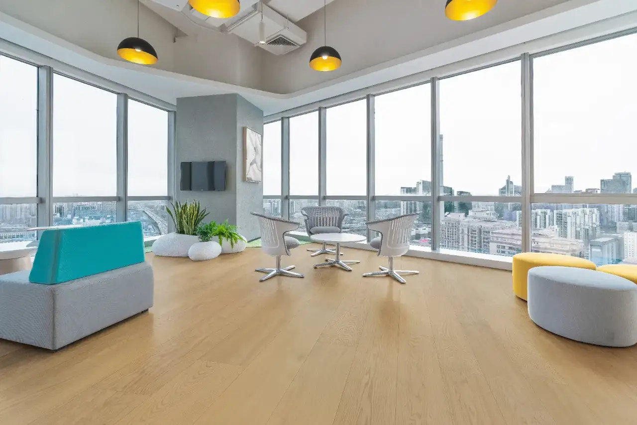 Dukes Group Signature - 10.25″ Sesame European Oak Engineered Hardwood, installed in a room