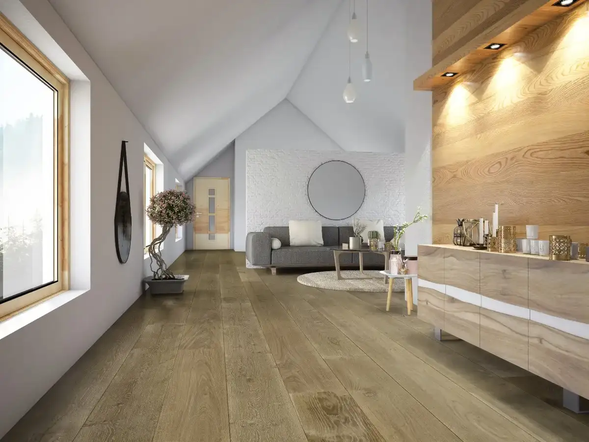 En Bois Flooring Villa Del Mar Edinburgh European White Oak Engineered Hardwood, room view