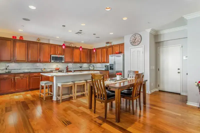 Garrison Exotics – Brazilian Cherry Engineered Hardwood, installed in a room
