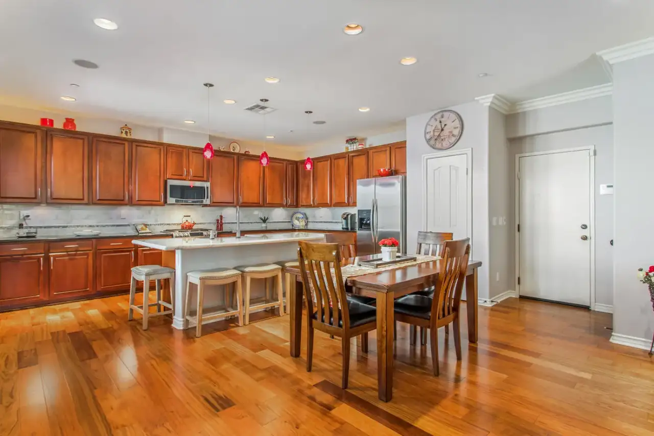 Garrison Exotics – Brazilian Cherry Engineered Hardwood, installed in a room