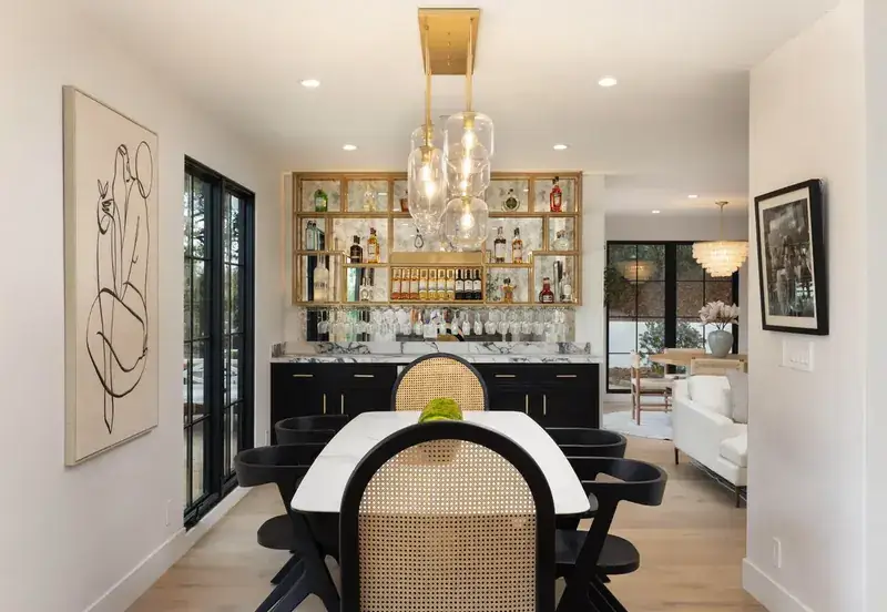Garrison Beverly Hills Burton Way European Oak Engineered Hardwood, installed in a room