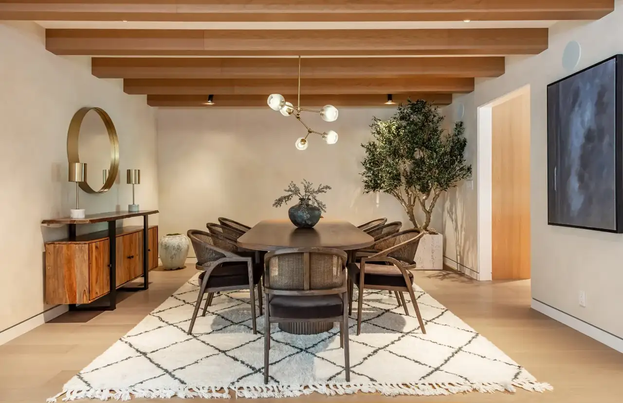Garrison Gold Label Cashmere American Oak Engineered Hardwood, installed in a room