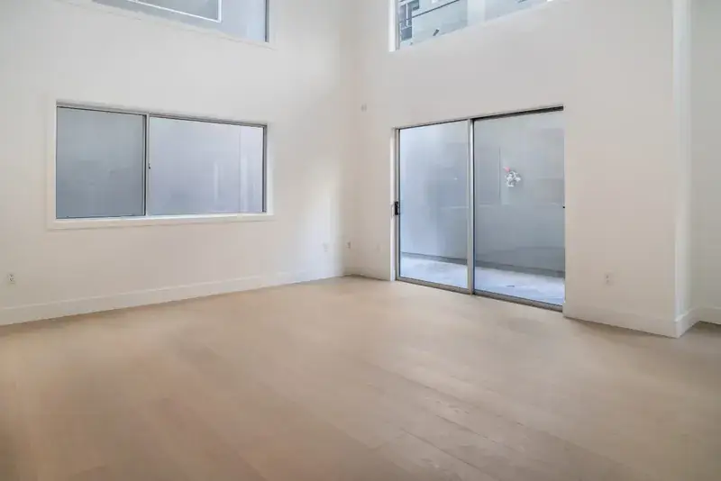 Garrison Gold Label Champagne American Oak Engineered Hardwood, installed in a room