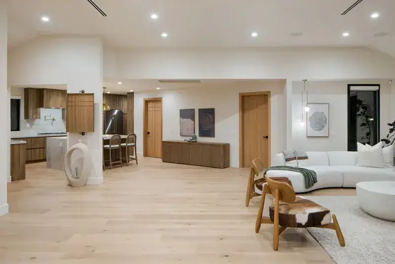 Garrison Beverly Hills Alpine European Oak Engineered Hardwood, installed in a room