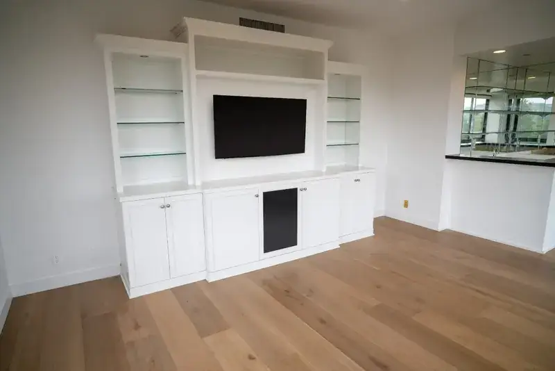 Garrison Beverly Hills Carmelita European Oak Engineered Hardwood, installed in a room
