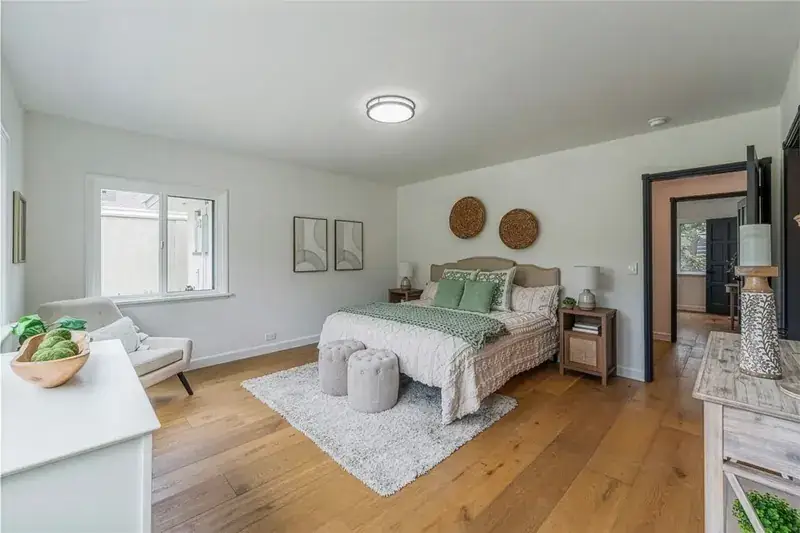 Garrison Beverly Hills Doheny European Oak Engineered Hardwood, installed in a room