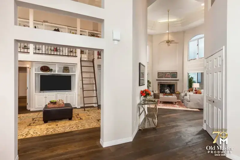 Garrison Legends European Oak La Belle European White Oak Engineered Hardwood, installed in a room