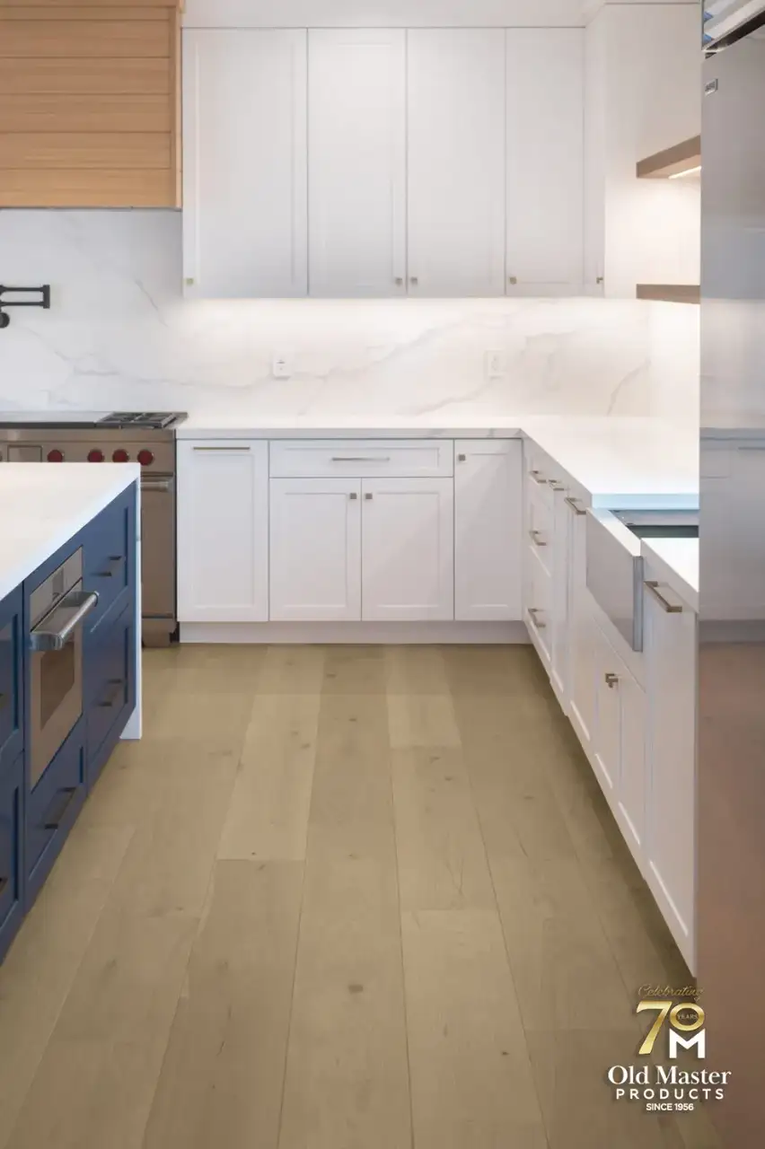 Garrison Legends European Oak Monza European White Oak Engineered Hardwood, installed in a room