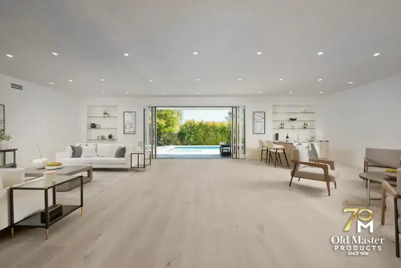 Garrison Legends European Oak Paria European White Oak Engineered Hardwood, installed in a room