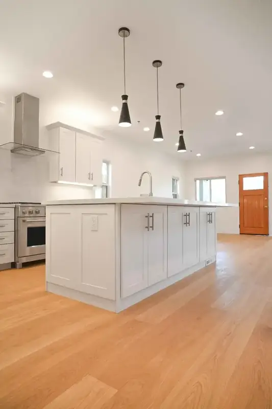 Garrison Allora Strada Select European Oak Engineered Hardwood, installed in a room