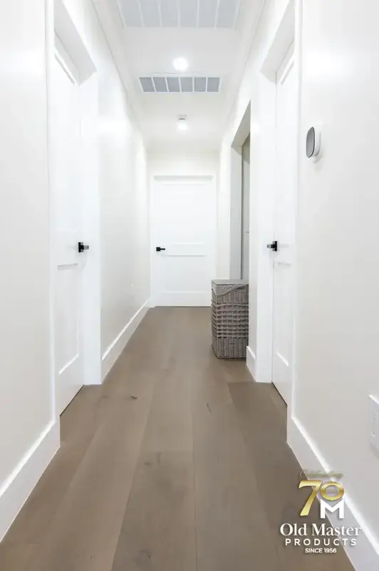 Garrison Legends European Oak Verona European White Oak Engineered Hardwood, installed in a room