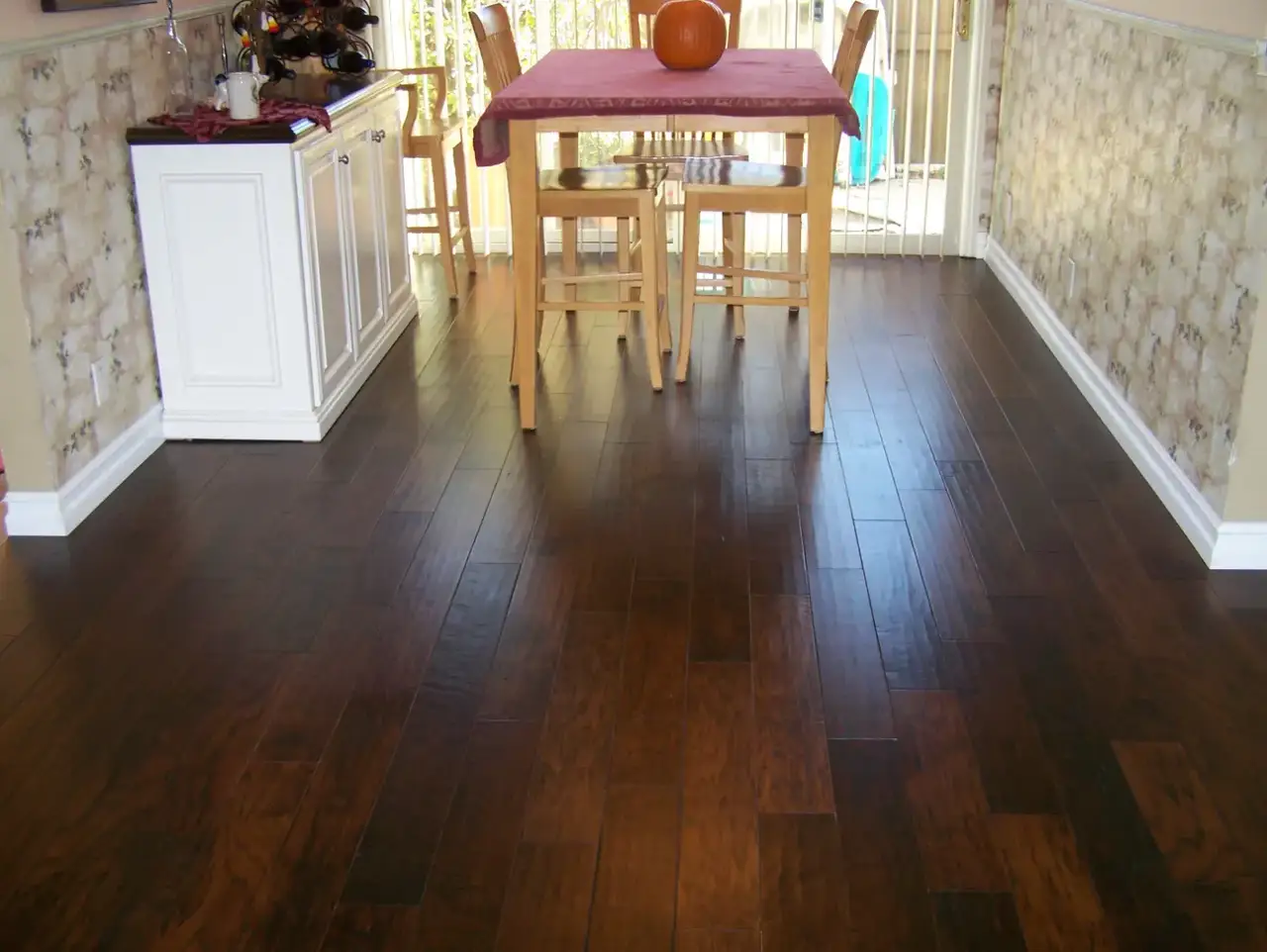 Garrison Competition Buster Antique Hickory Engineered Hardwood, installed in a room