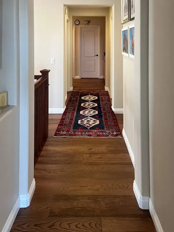 Garrison Beverly Hills Hillcrest European Oak Engineered Hardwood, installed in a room