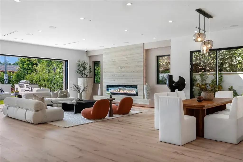 Garrison Beverly Hills Walden European Oak Engineered Hardwood, installed in a room