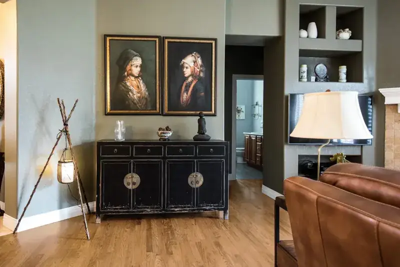 Garrison Crystal Valley White Oak Natural – 3¼” Engineered Hardwood, installed in a room