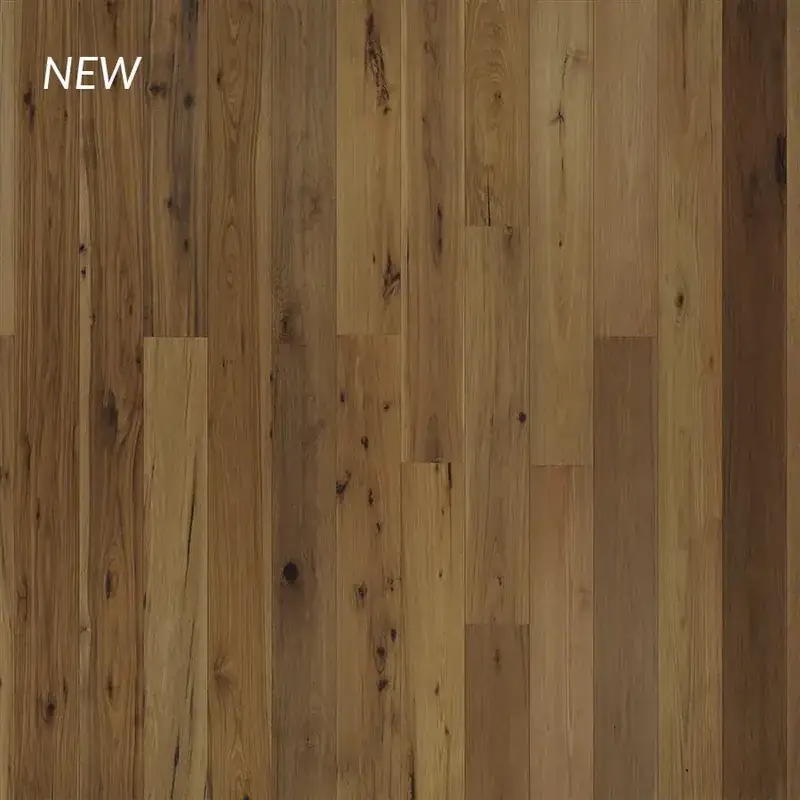 Hallmark Floors True Azalea Hickory Engineered Hardwood, installed in a room