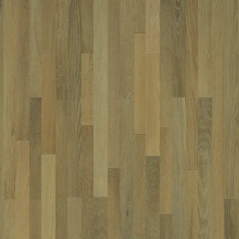 Hallmark Floors Organic Solid Bay Leaf Oak Red Oak Solid Hardwood, installed in a room