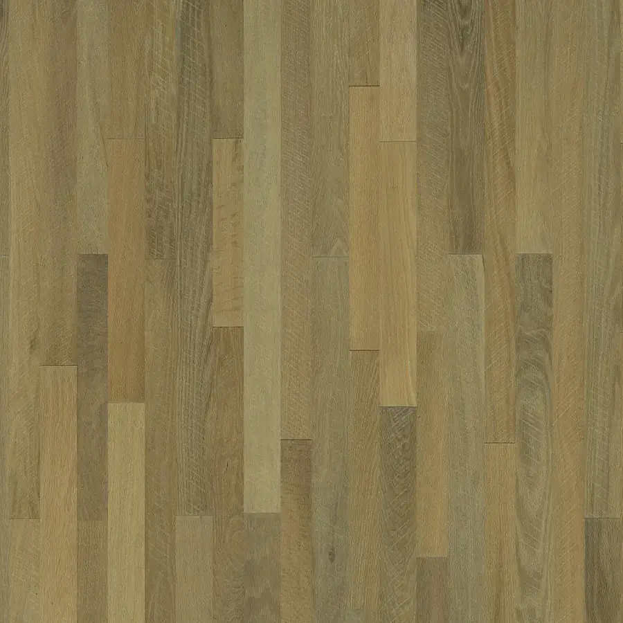 Hallmark Floors Organic Solid Bay Leaf Oak Red Oak Solid Hardwood, installed in a room