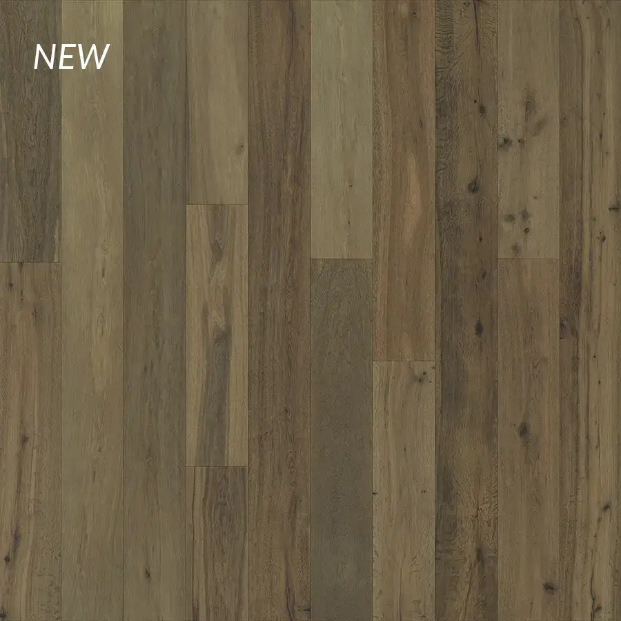 Hallmark Floors True Bergamot Oak Engineered Hardwood, installed in a room