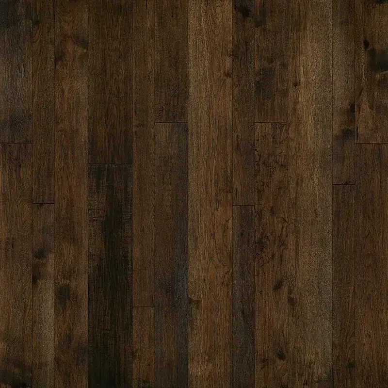 Hallmark Floors Monterey Casita Hickory Engineered Hardwood, installed in a room