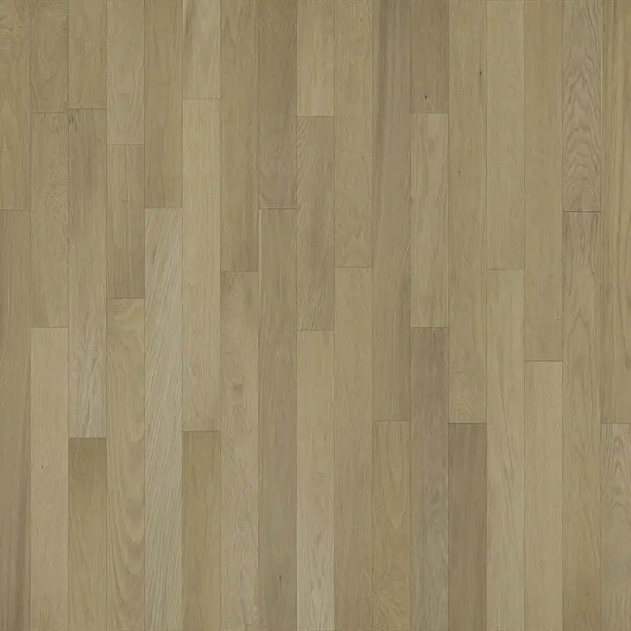 Hallmark Floors Crestline Solid Elias Red Oak Solid Hardwood, installed in a room