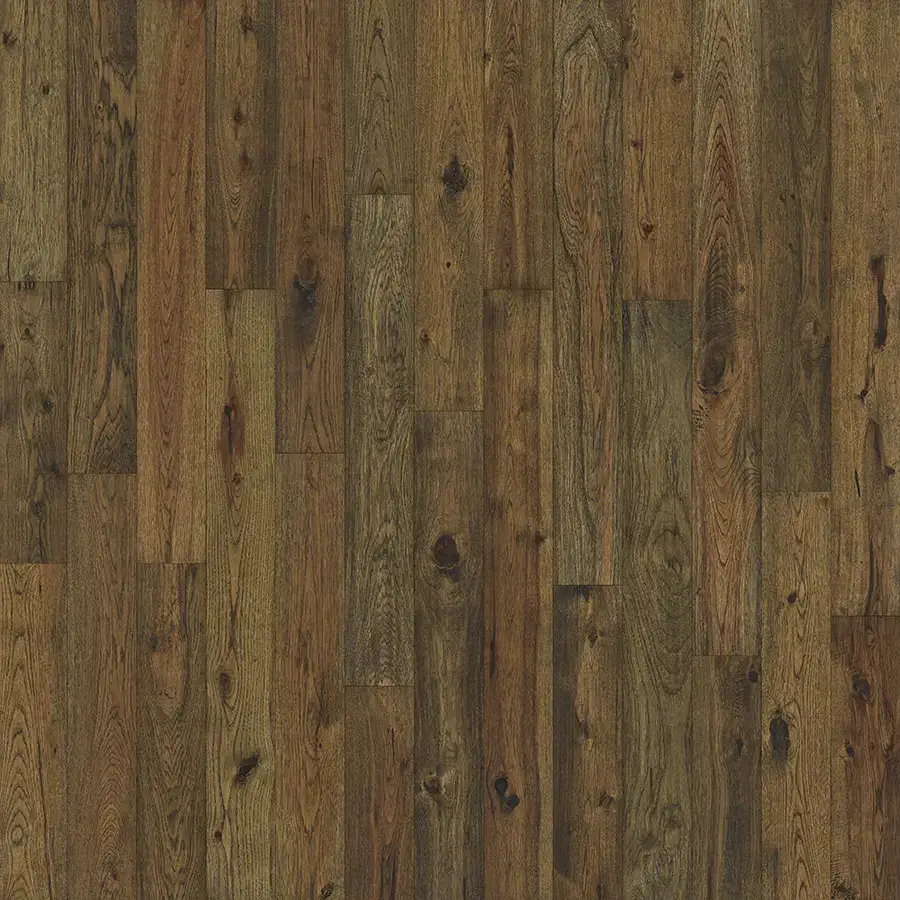 Hallmark Floors Novella Eliot Hickory Engineered Hardwood, installed in a room