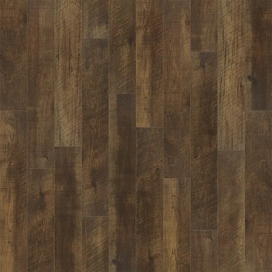Hallmark Floors Courtier Galloway Hickory Luxury Vinyl Plank, installed in a room