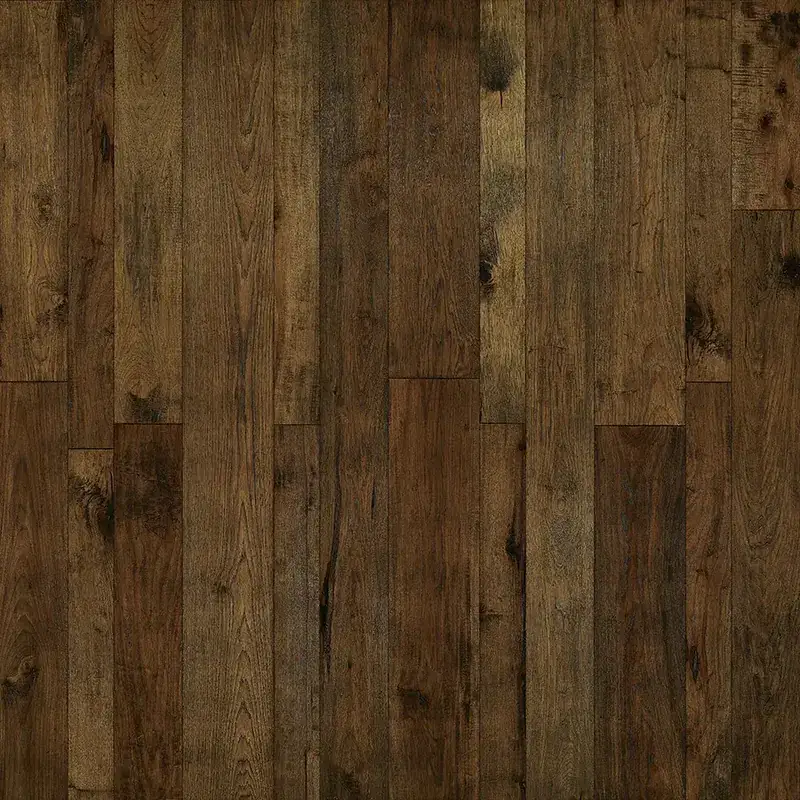 Hallmark Floors Monterey Gaucho Hickory Engineered Hardwood, installed in a room