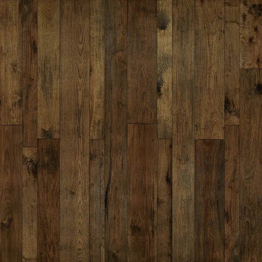 Hallmark Floors Monterey Gaucho Hickory Engineered Hardwood, installed in a room