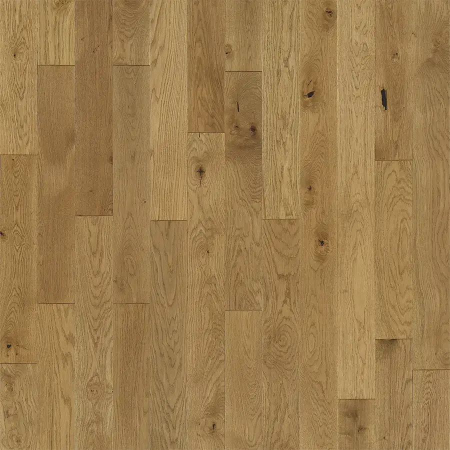 Hallmark Floors Crestline Solid Geneva Oak Solid Hardwood, installed in a room
