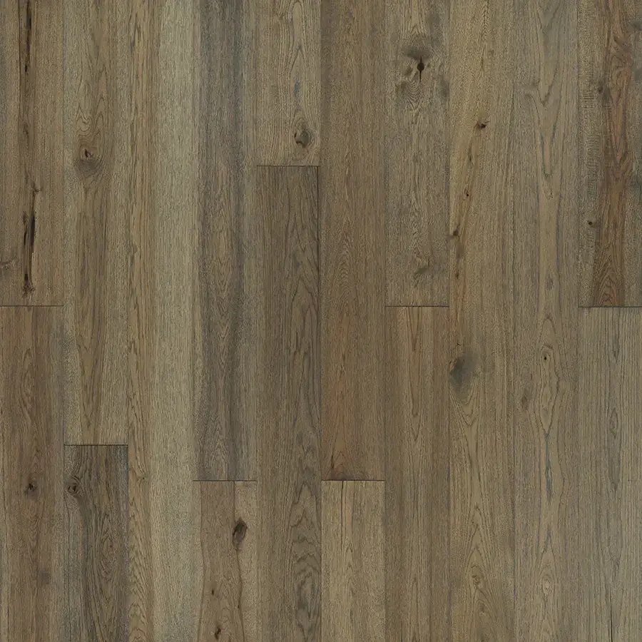 Hallmark Floors Ventura Hampton Hickory Engineered Hardwood, installed in a room