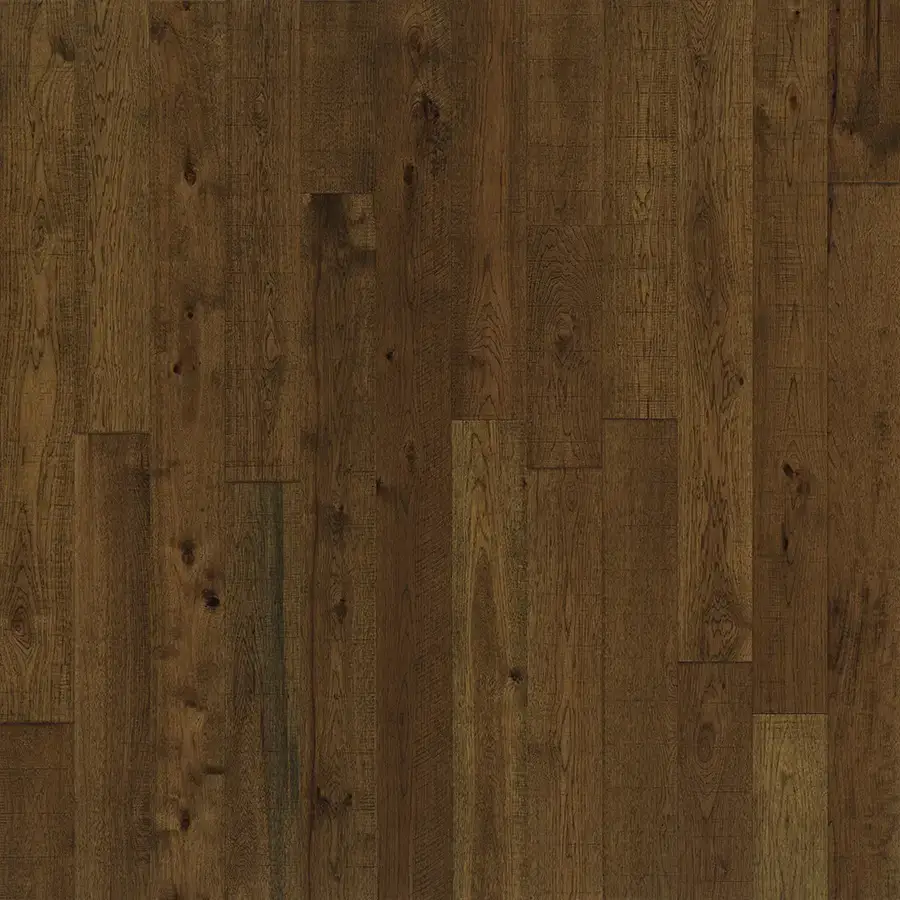 Hallmark Floors Grain & Saw Larsson Hickory Engineered Hardwood, installed in a room
