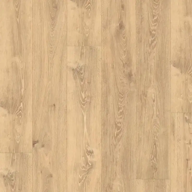 Hallmark Floors Crescendo Legato Oak Laminate Flooring, installed in a room