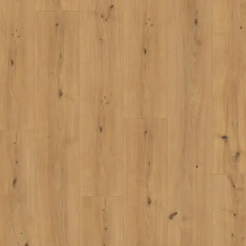 Hallmark Floors Crescendo Libretto Oak Laminate Flooring, installed in a room