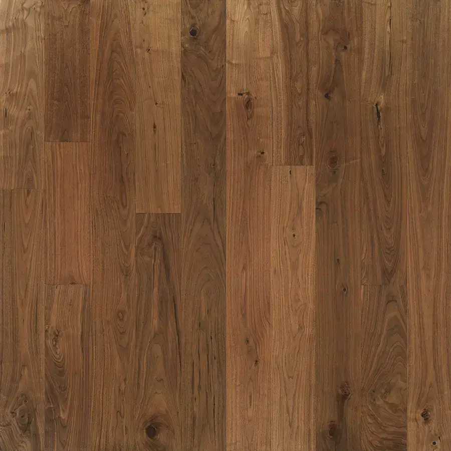 Hallmark Floors Ventura Maritime Walnut Engineered Hardwood, installed in a room