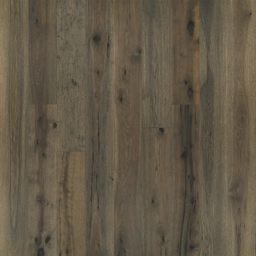 Hallmark Floors Avenue Michigan Hickory Engineered Hardwood, installed in a room