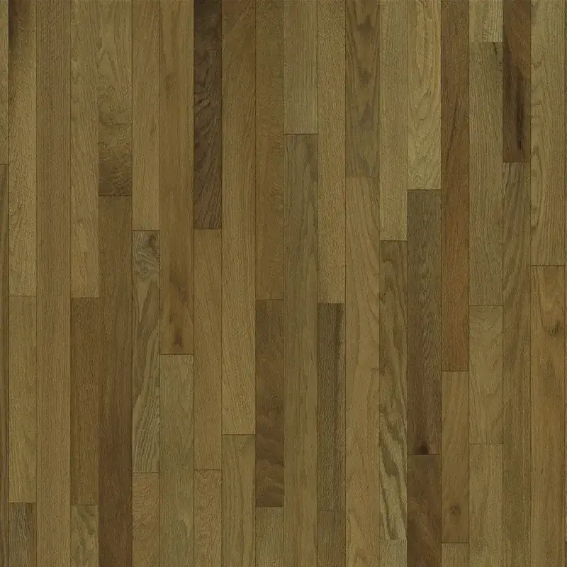 Hallmark Floors Organic Solid Mint Oak Red Oak Solid Hardwood, installed in a room