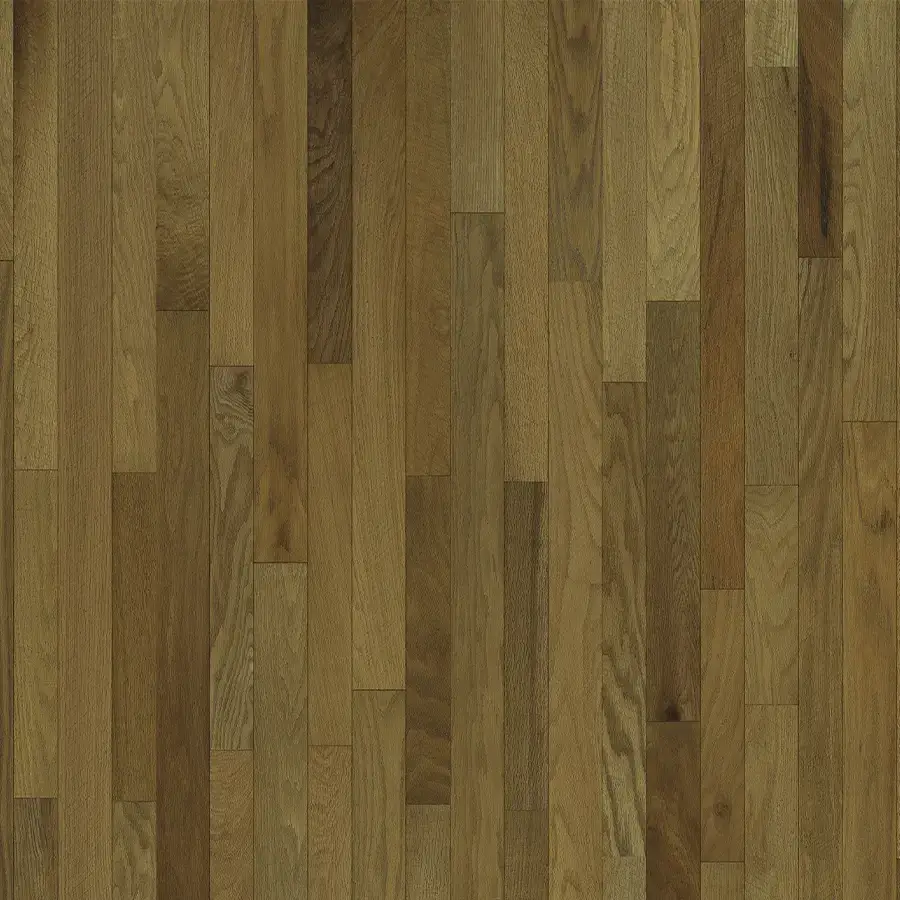 Hallmark Floors Organic Solid Mint Oak Red Oak Solid Hardwood, installed in a room