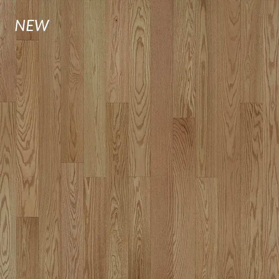 Hallmark Floors Novella Morrison Red Oak Engineered Hardwood, installed in a room