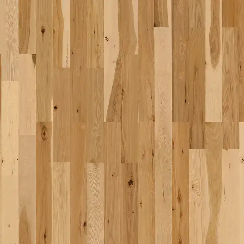 Hallmark Floors American Traditional Classics Natural Hickory Engineered Hardwood, installed in a room